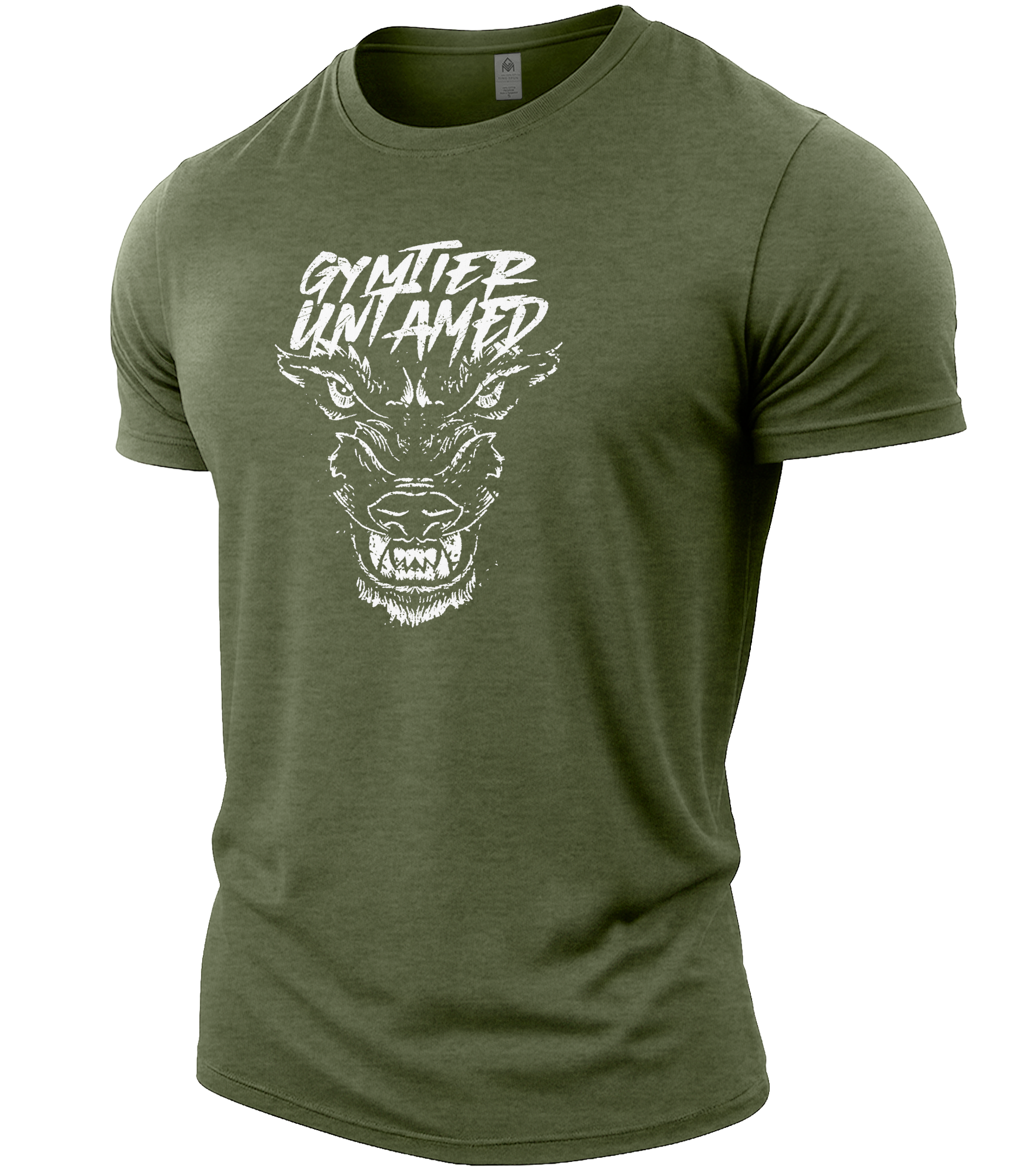 Heather Military Green | Angle