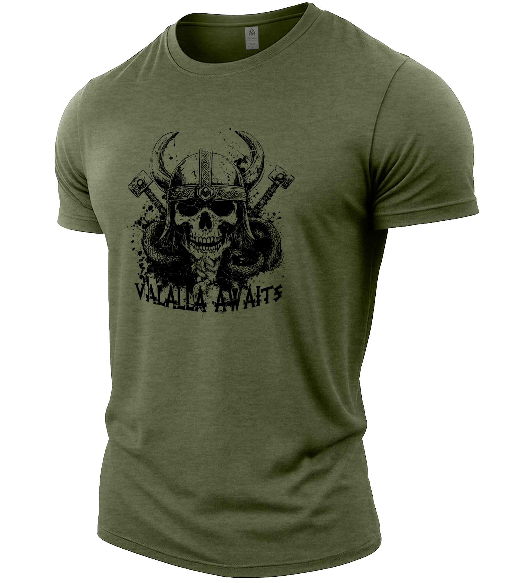 Heather Military Green | Angle