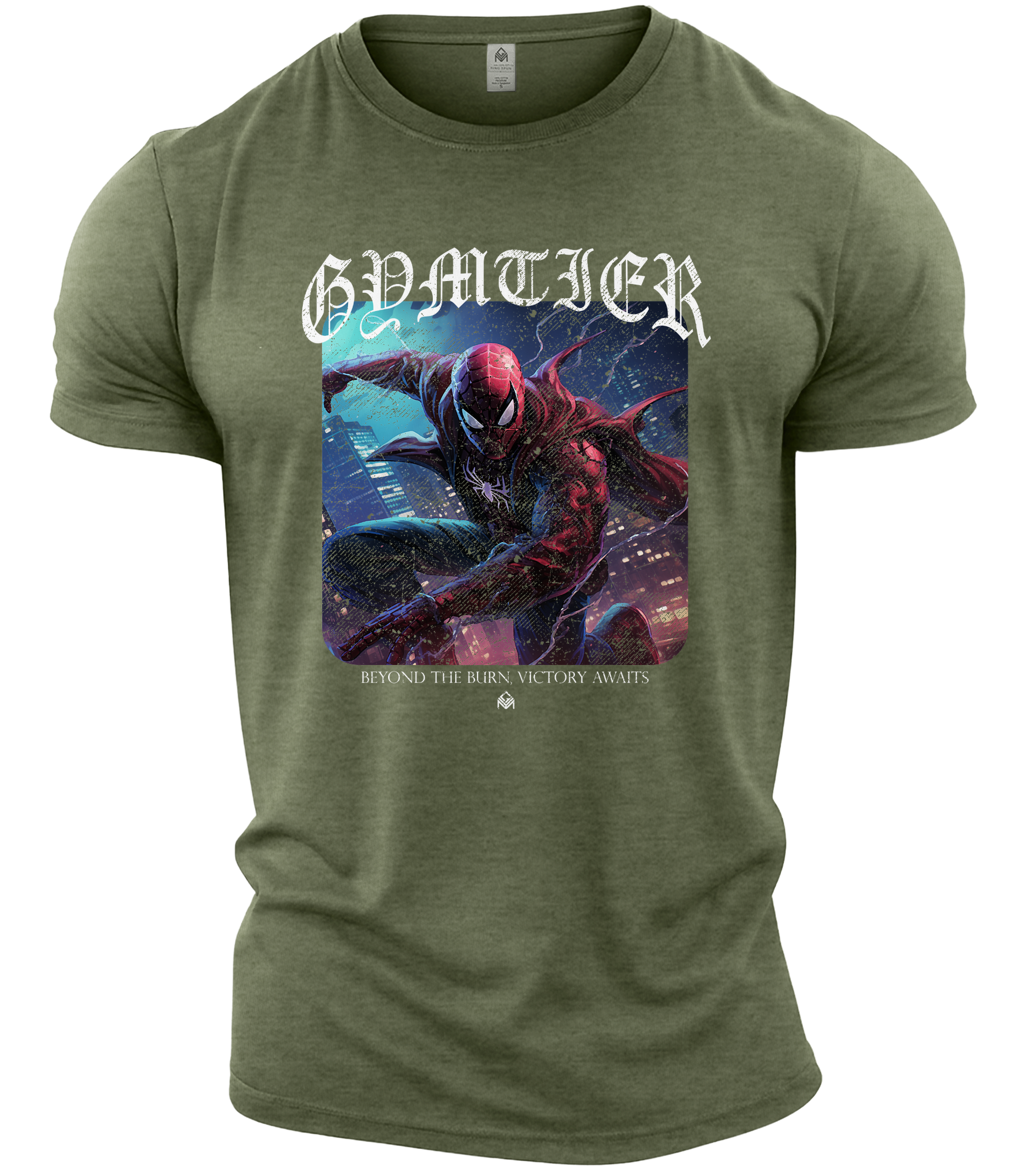 Heather Military Green | Front