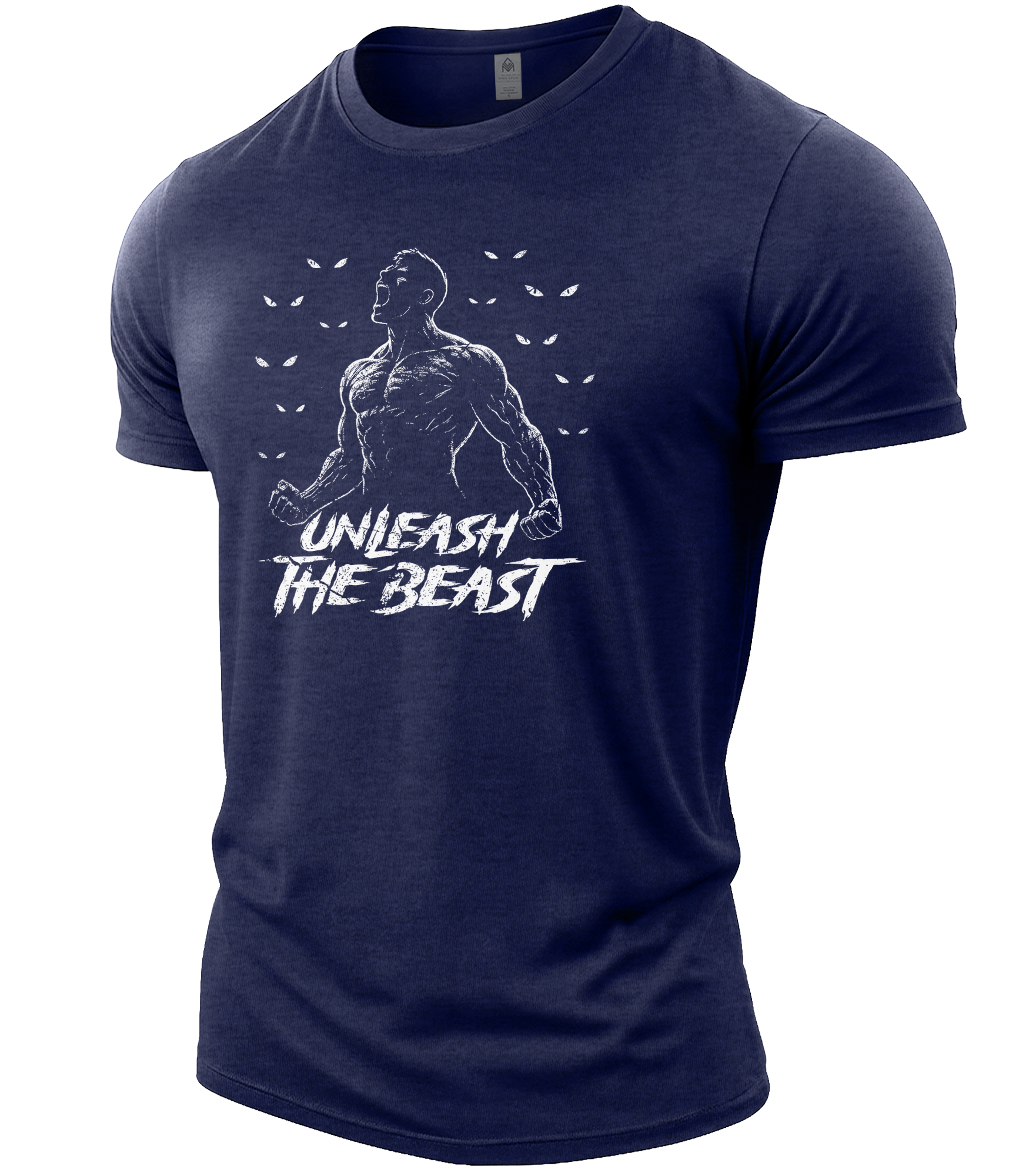 Heather Navy | Angle