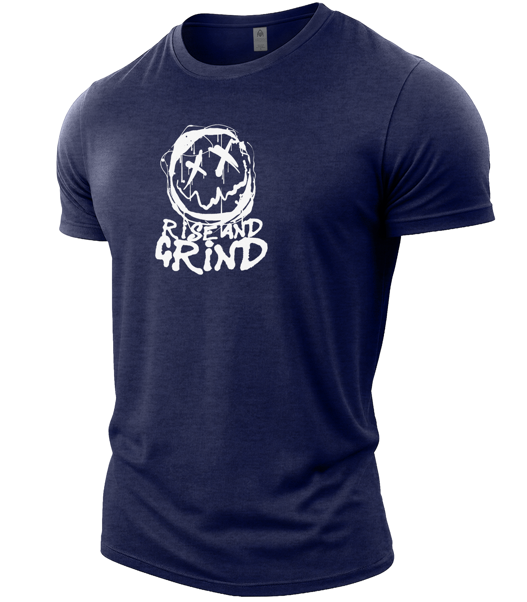 Heather Navy | Angle