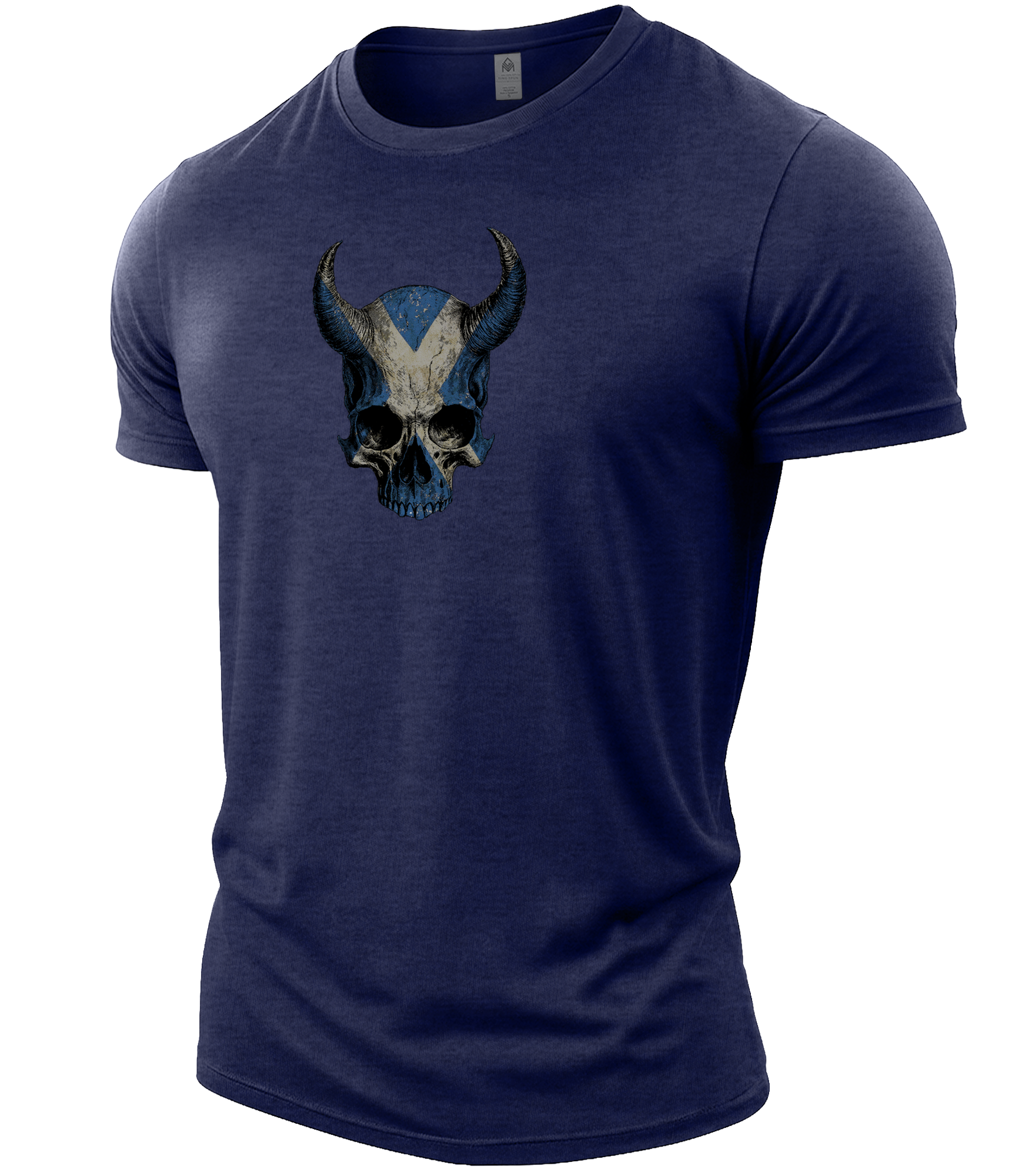 Heather Navy | Angle