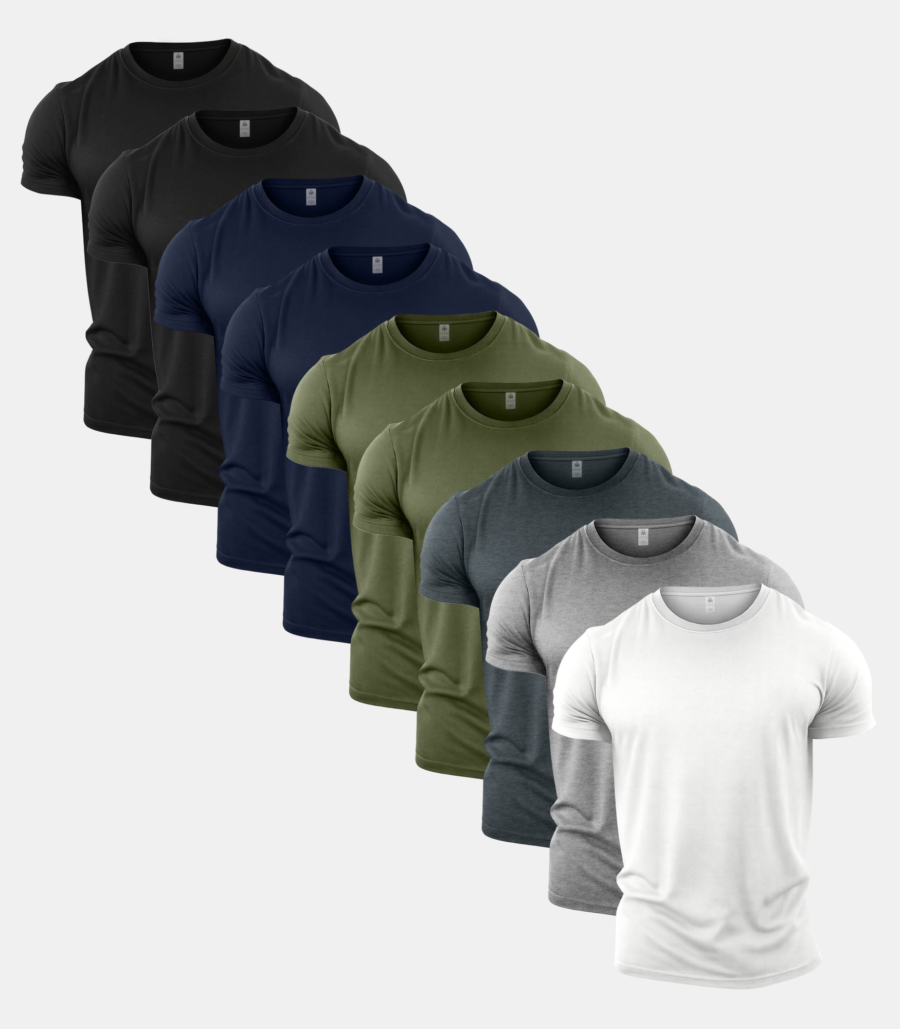 The Staple Crew Neck Gym T-Shirt 9 Pack