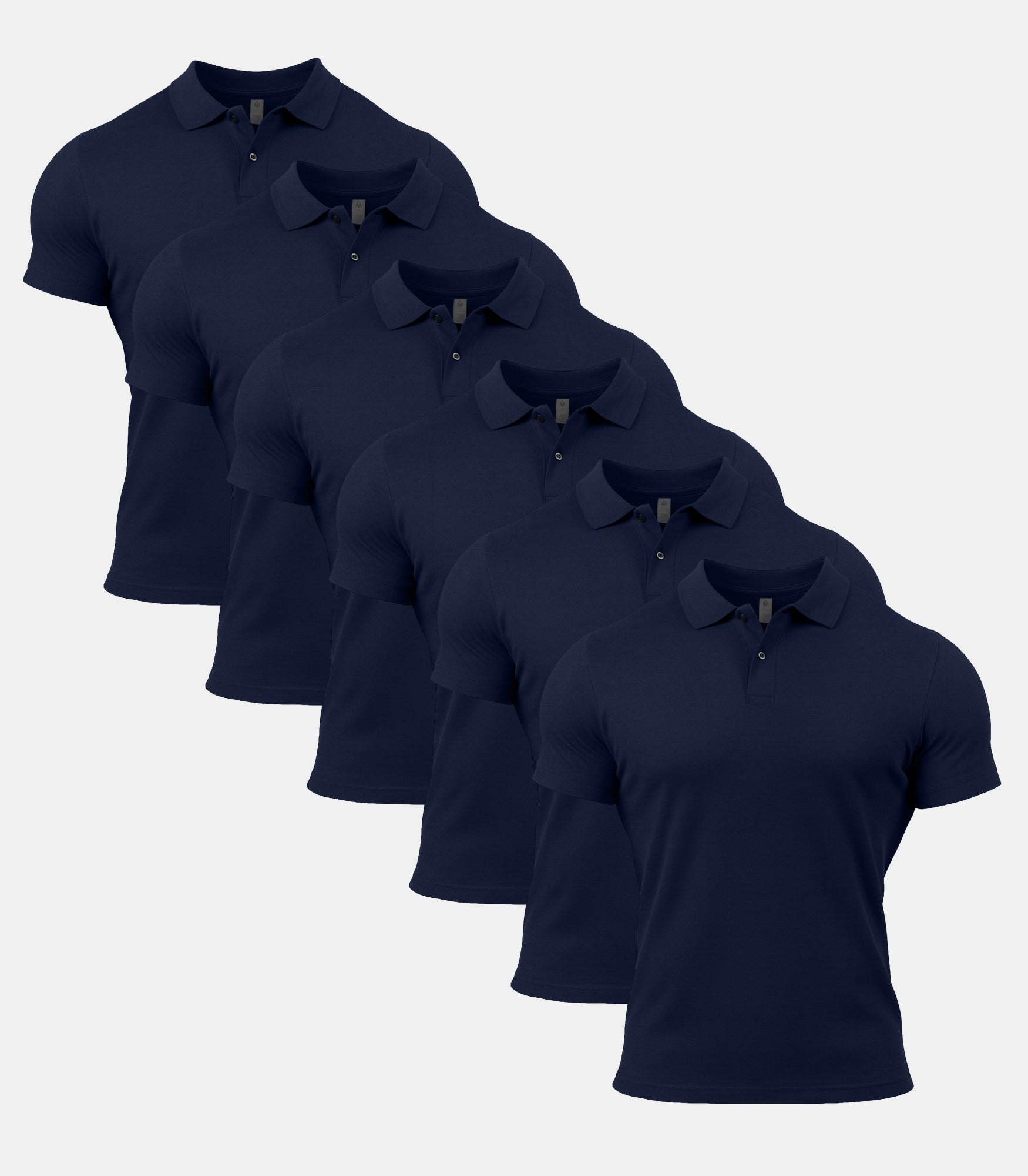 All Navy Polo Shirt 6 Pack