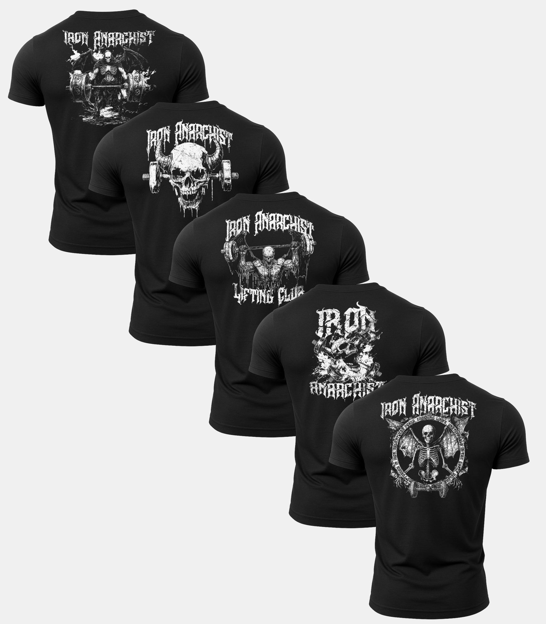 Iron Anarchist T-Shirt 5 Pack