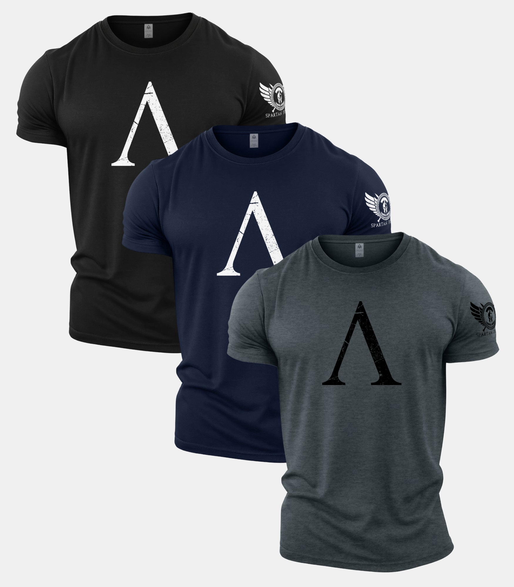 Spartan Symbol Gym T-Shirt 3 Pack