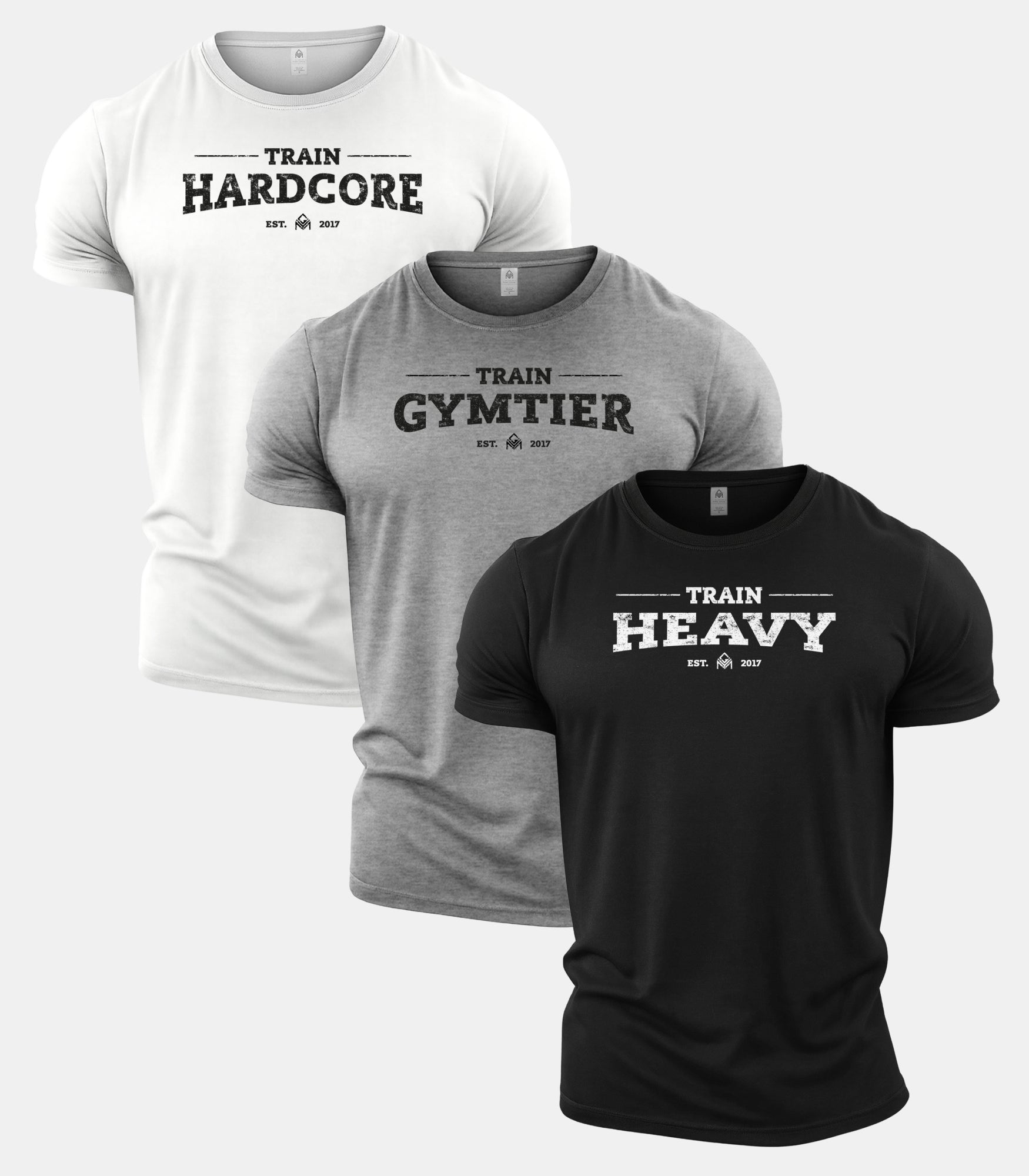 Train Heavy Gym T-Shirt 3 Pack