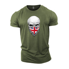 Skull UK Bandana - Gym T-Shirt