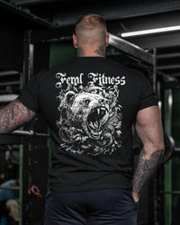 Feral Fitness Bear - Gym T-Shirt