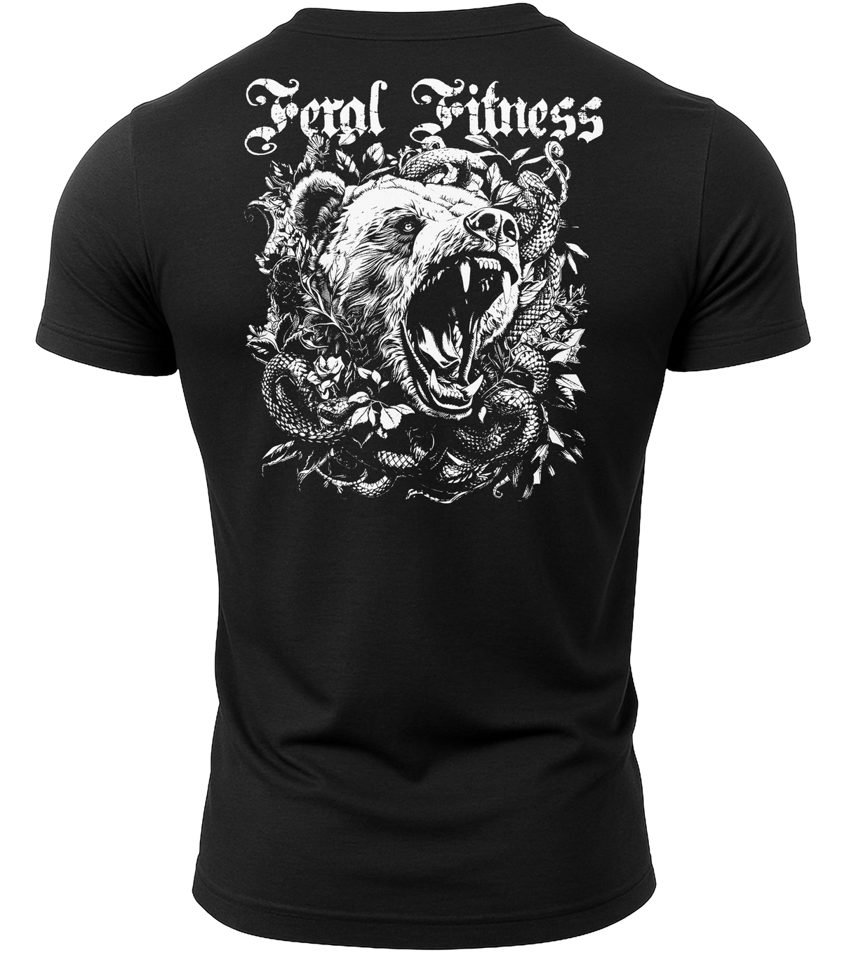 GYMTIER-FERALFITNESSBEAR-GD001 - BLAC