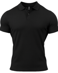 GYMTIER-POLOSHIRT-BA306 - BLAC