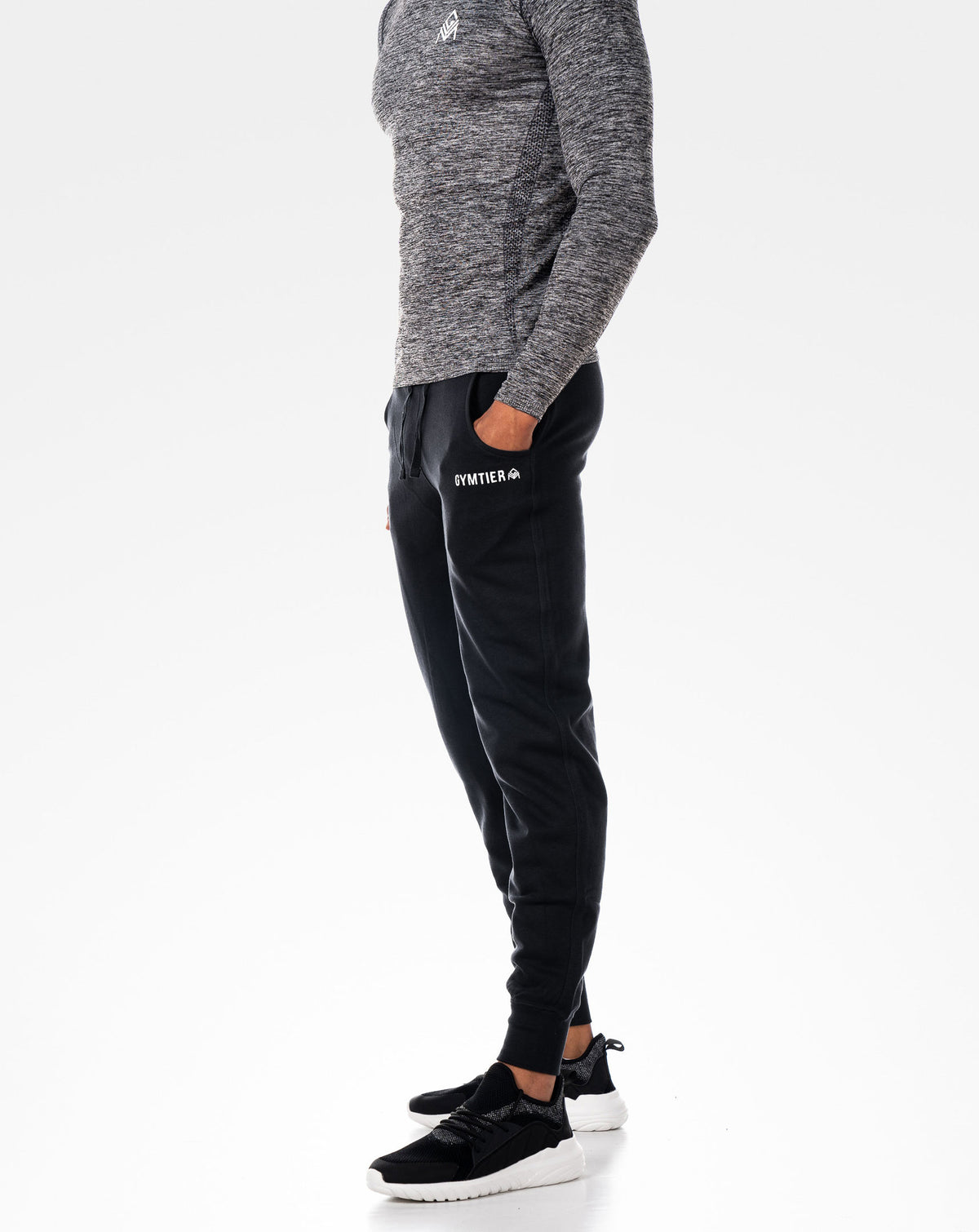 Storm Black Joggers