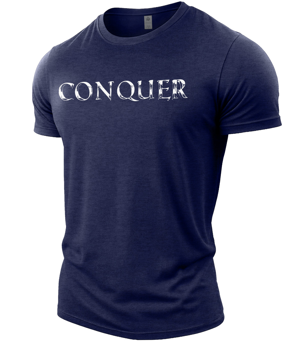 Heather Navy | Angle