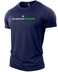 Heather Navy | Angle