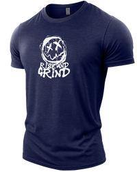 Heather Navy | Angle