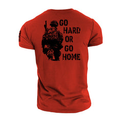 Go Hard Or Go Home - Gymtier Barbell Division Gym T-Shirt