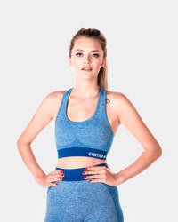 Womens Sculpt Blue Sports Bra