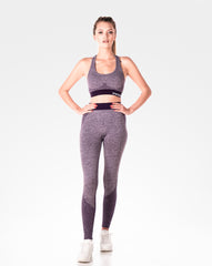 Womens Sculpt Purple Leggings