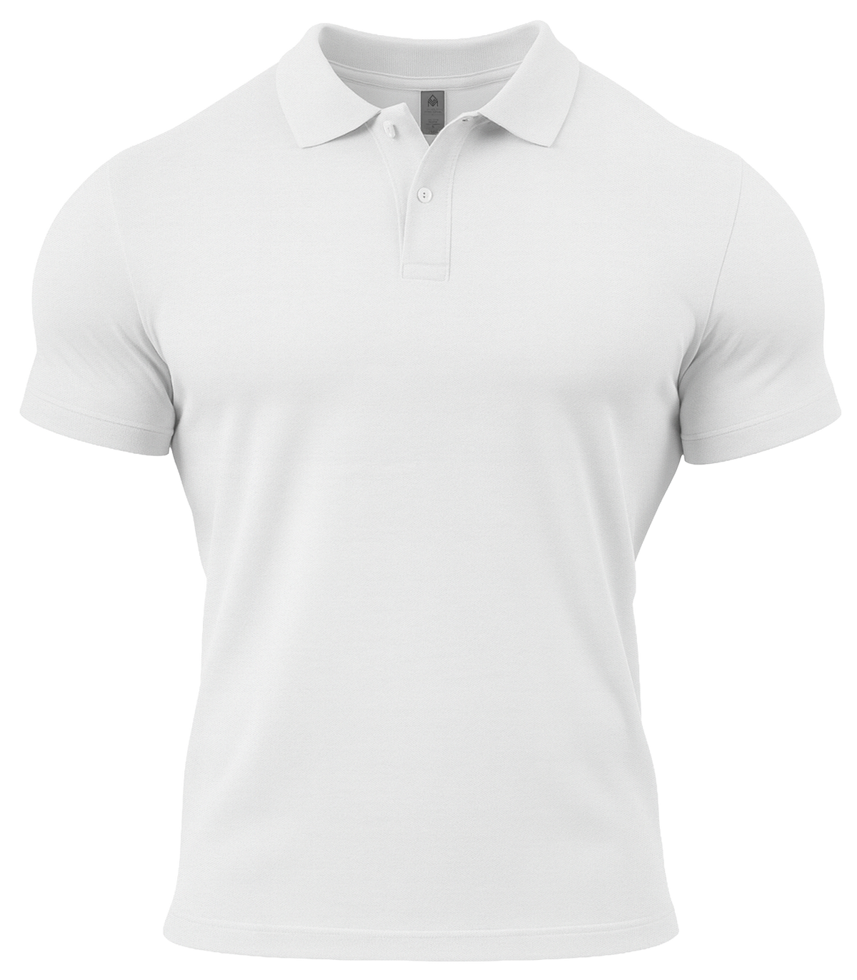 GYMTIER-POLOSHIRT-BA306 - WHIT