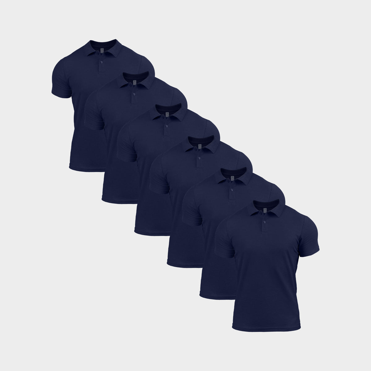 All Navy Polo Shirt 6 Pack