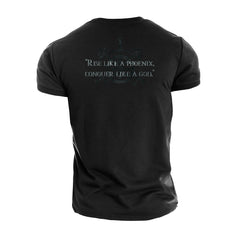 Atlas Strength Rise Like A Pheonix - Gym T-Shirt