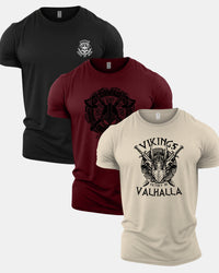 The Victory Sons Of Odin Gym T-Shirt 3 Pack