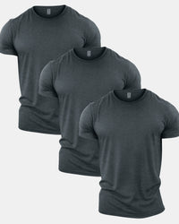 All Grey Crew Neck T-Shirt 3 Pack