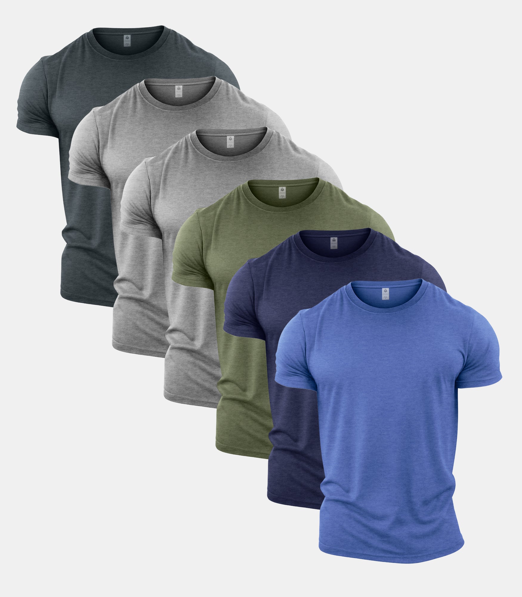 All Heather Crew Neck T-Shirt 6 Pack