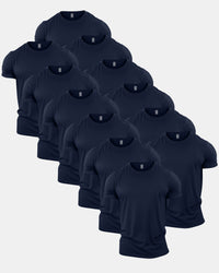 All Navy Crew Neck T-Shirt 12 Pack