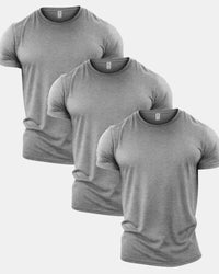 All Sport Grey Crew Neck T-Shirt 3 Pack