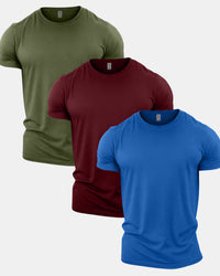 Multi Colour Crew Neck T-Shirt 3 Pack