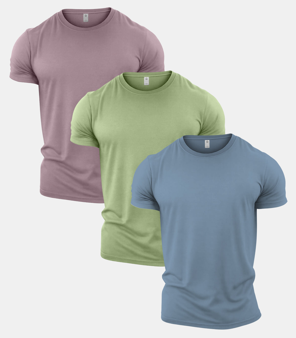 Pastel Crew Neck T-Shirt 3 Pack