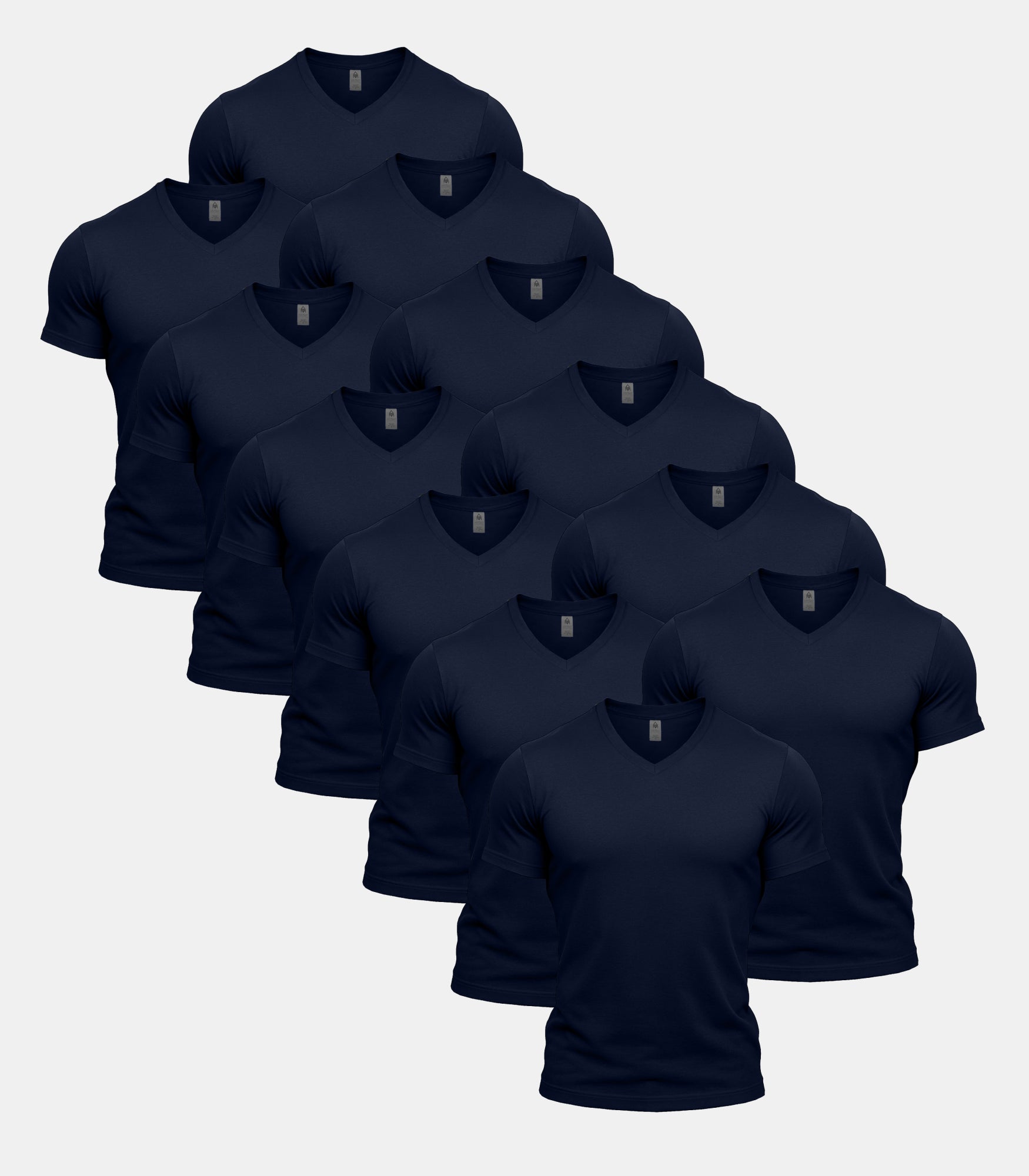 All Navy V-Neck 12 Pack