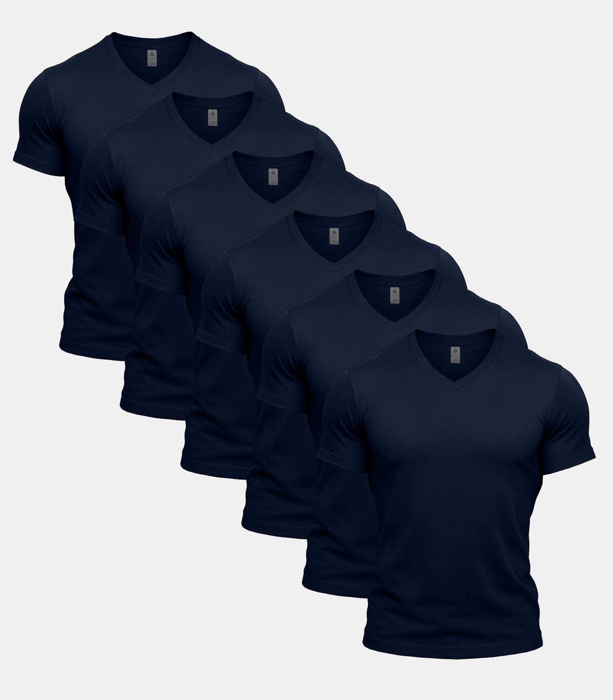 All Navy V-Neck 6 Pack
