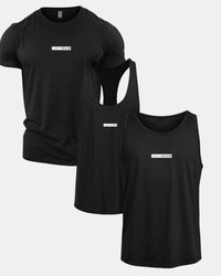 Just Train Tee & Vest 3 Pack