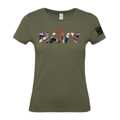 Royal Navy UK Flag - Women's Gym T-Shirt