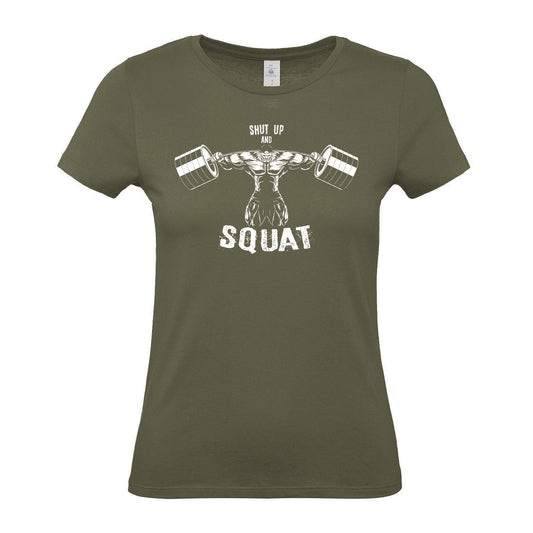 Shut Up And Squat - Women's Gym T-Shirt