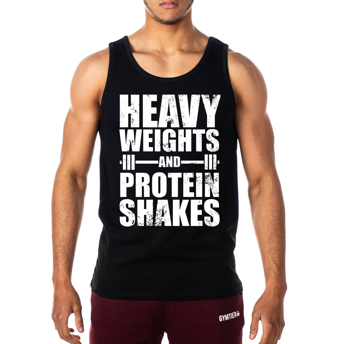 Heavy Weights & Protein Shakes Gym Vest