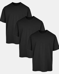 All Black Oversized Tee 3 Pack