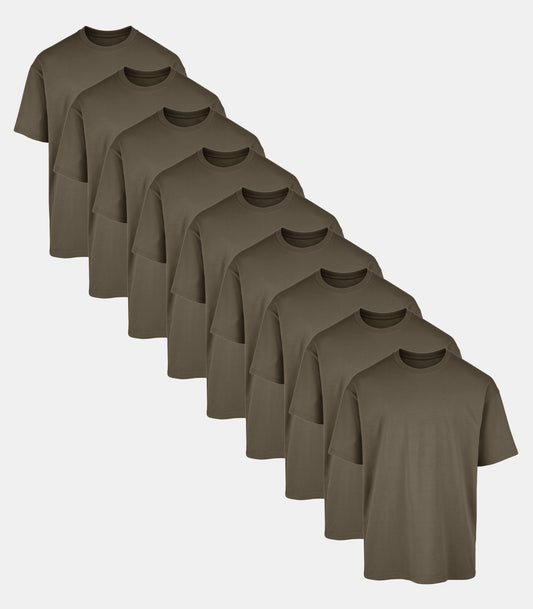 All Green Oversized Gym T-Shirt 9 Pack