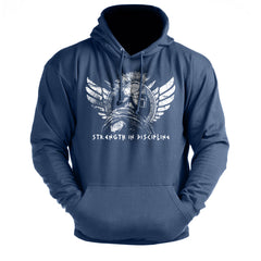 Spartan Forged Strength In Discipline - Gym Hoodie