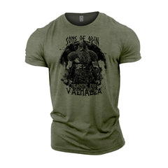 Sons Of Odin Training For Valhalla - Gym T-Shirt