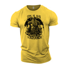 Sons Of Odin Training For Valhalla - Gym T-Shirt