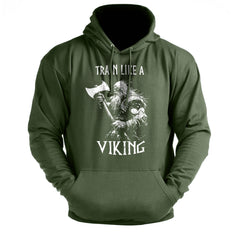 Sons Of Odin Train Like A Viking - Gym Hoodie