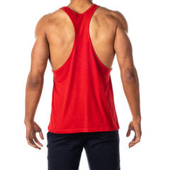 Let The Gains Begin Mens Stringer Tank Top