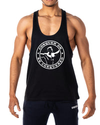 Conquer Or Be Conquered Mens Stringer Tank Top