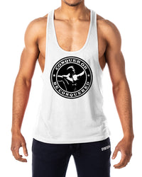 Conquer Or Be Conquered Mens Stringer Tank Top