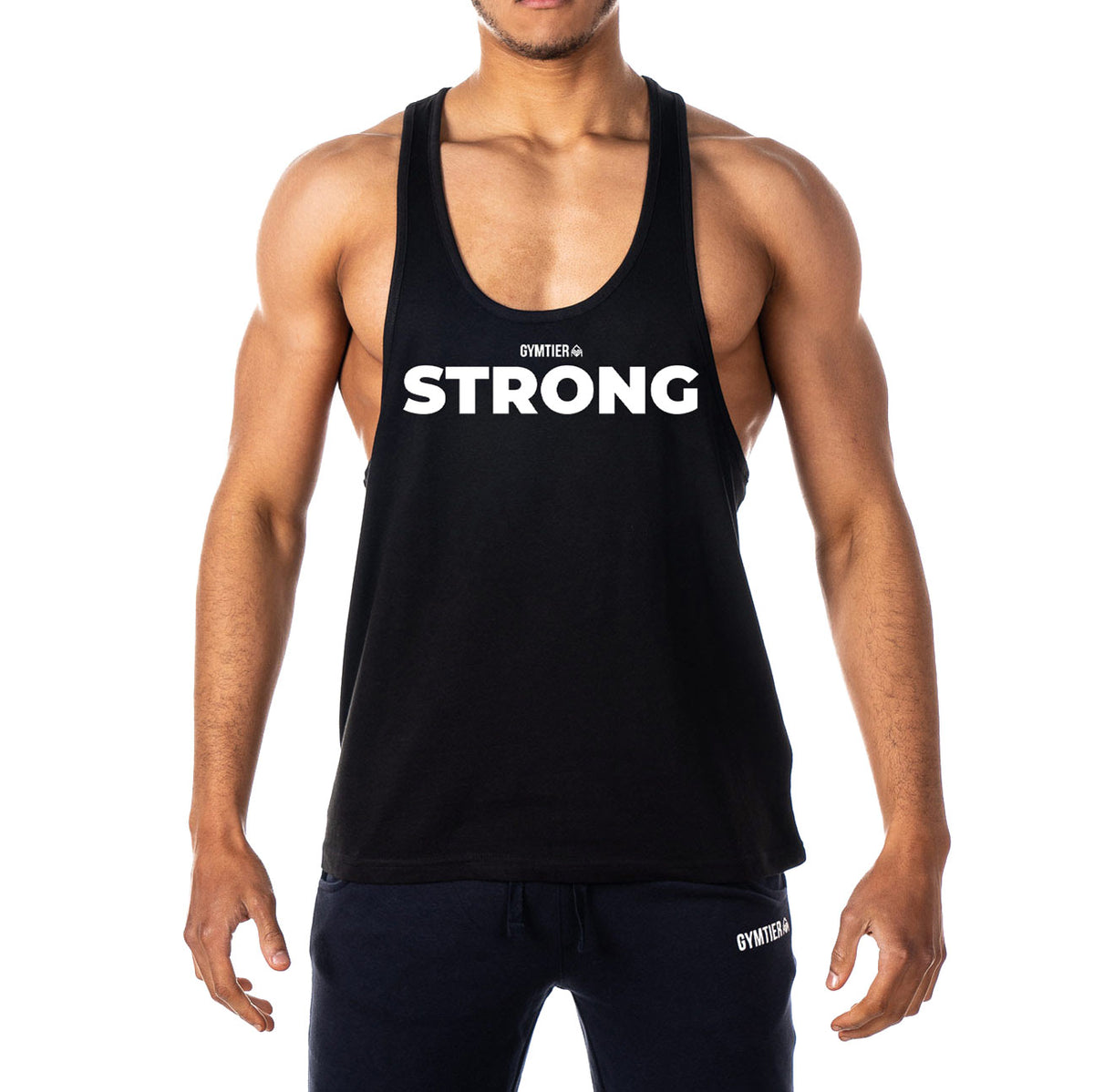 Strong Mens Stringer Tank Top