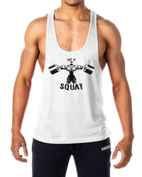 Shut Up And Squat Mens Stringer Tank Top