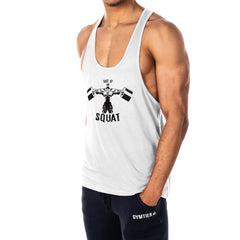 Shut Up And Squat Mens Stringer Tank Top